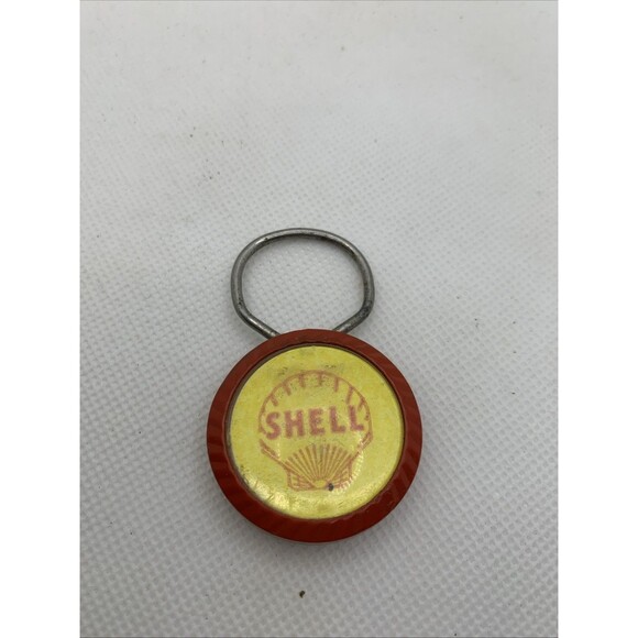 Vtg Shell Oil Key Chain - Floyd’s She’ll Service - Florissant, MO - Picture 2 of 5